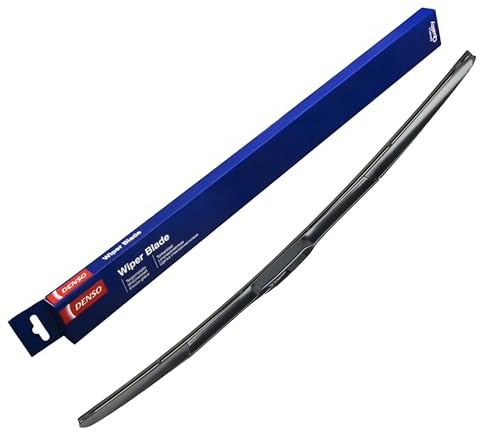 DENSO Hybrid-Wischerblatt DUR-065L (650 mm, für Linkslenker): Leiser, langlebiger Wischer mit aerodynamischem Design und beschichtetem Gestänke aus Stahl. OEM-Qualität, breite Kompatibilität