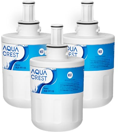 AQUACREST DA29-00003G Kühlschrank Wasserfilter, Kompatibel mit Samsung® Aqua Pure Plus DA29-00003G, DA29-00003B, DA29-00003A, DA97-06317A, DA61-00159A, HAFCU1/XAA, HAFIN2/EXP, WSS-1 (3)