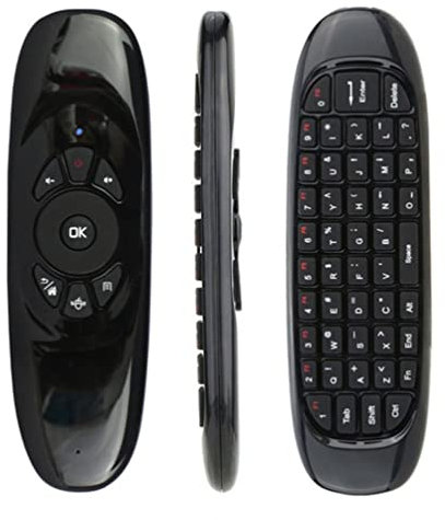 Tastiera wireless C120 multifunzione con telecomando Air Mouse da 2,4 G, compatibile con KODI Android Mini TV Box/PS4/PC/Laptop (versione standard generale (inglese))