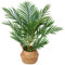 Kazeila Artificial Plants Indoor in Pot 60cm Tall Fake Plants Palm Tree Plastic Faux Tropical Plant for Home Living Room Decoration(1Pack)