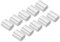 M METERXITY 100pz Alluminio Manicott Crimpatura Ovale - 0.5mm Filo Corda Fissaggio Applicare per Giardino Recinzione (5mm)
