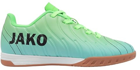 JAKO J- si Sweeper Chaussure de Football, Vert Fluo, 33 EU