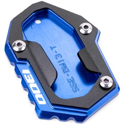 Moto Accessori per R1300GS R 1300 GS R 1300GS 2024 2025 gs1300 GS 1300 Piastra Supporto Laterale Estensione Cavalletto Moto in CNC Alluminio (Blu)