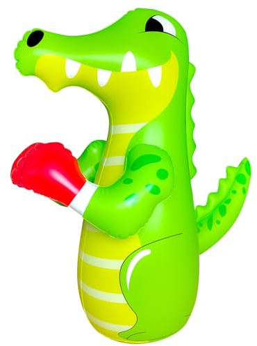 SUNSHINEMALL Boxsack für Kinder Boxen Dummy aufblasbare Cool Spaß Spielzeug für Jungen Sport Geschenke Outdoor-Aktivitäten Yard Games