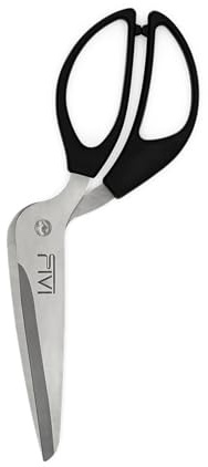 FIVI Pizzaschere PEPE 26,5 cm | Edelstahl Pizzaschneider Schere mit ergonomischem Griff & abnehmbaren Klingen Sauber schneiden, spülmaschinenfest | Küchenschere für Pizza, Flammkuchen & mehr