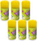 Pack 6pz Deodorante Ambientale Profumato alla Citronella 250ml Spray Contro Insetti Zanzare Repellente Antizanzare Uso Interno/esterno Antizanzare per Ambienti Formato Convenienza 60 gg di Protezione