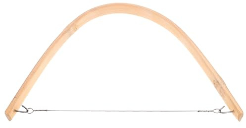 DECOMELODY Scie à Chantourner et Bambou Scie Main Portable Résistante Rouille Lame Incurvée Ergonomique pour Travail Du Bois et Coupe Précise