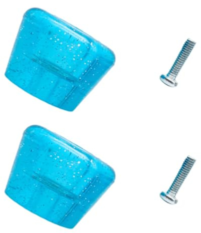 ORFOFE Juego de Pastillas Traseras de Freno para Patines de Ruedas Material PU y Metal, Accesorio Práctico y Resistente para Entrenamiento de Patinaje