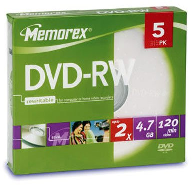 Memorex Dvd-RW 4X 4.7GB, 10Pack, Cakebox 4,7 GB