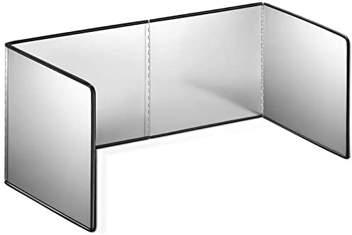 MMUK 4 Sided Splatter Guard for Frying Stove Top Stainless Steel Splatter Screens for Fine Mesh Oil Splash Guard Anti Splatter Shield Guard