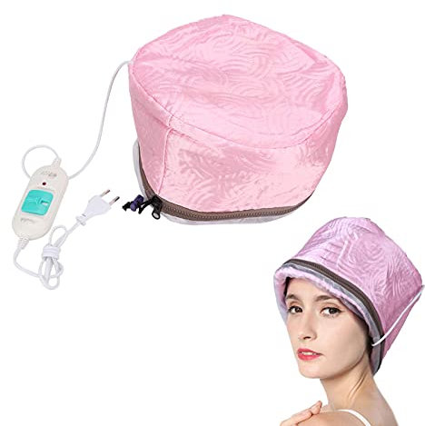 SPA Vapeur de cheveux électrique pour cheveux naturels abîmés Nourrissant Hydratant Capuche vapeur chaude Manteau de soin Traitement des cheveux Cure capillaire