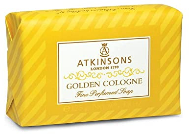 Atkinsons Saponette Golden Cologne Sapone Solido 125 gr (6 Pezzi)