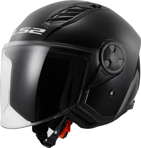 LS2, Jet-Motorradhelm Airflow II Gloss Black, XXXL