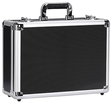Carry Box Piccola scatola in alluminio, valigetta per attrezzi, in alluminio, 255 x 165 x 95 mm, in alluminio