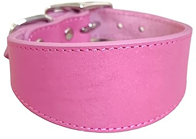 Collar ajustable para perros, collar ancho de cuero, correa para el cuello, para perros grandes, galgos italianos, suministros para mascotas
