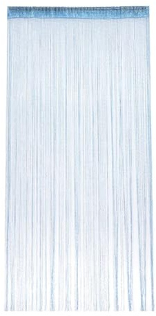 CYMMIYT Cortinas de Cristal Cortina de Cristal línea de Flash Borla Brillante Cadena Puerta Cortina Ventana habitación Divisor decoración del hogar salón Comedor(Sky Blue)