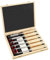 Wood Chisel Set,9PCS Woodworking Tools Set (6mm,10mm,12mm,16mm,20mm,25mm),Chisel Sets CRV Steel with Sharpening Stone,Pencil and Wooden Presentation Box