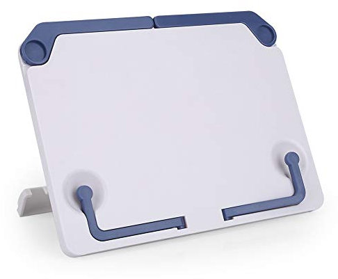 Grcfumo Tisch-Notenständer, ABS-Lesestütze, Buchhalter, Tisch-Schreibtischhalter, Trainingsgerät für Kochbücher, Musikbücher, Laptops
