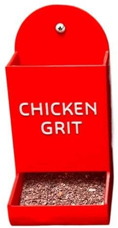 Distributore di cibo a griglia di pollo – Design innovativo di alimentazione per pulcini, dispenser per pollame, dispositivo di alimentazione per struttura esterna per ridurre il disordine, affidabile