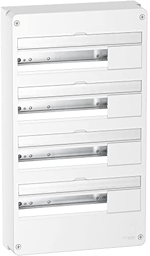 Schneider Electric - Resi9 - Coffret en saillie Blanc (RAL 9003)- 4 rangées de 18 modules - R9H18404