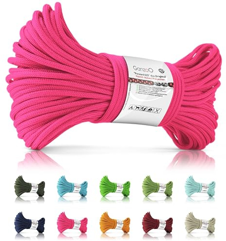 Paracord 425 rep för armband, koppel, halsband, nylonrep 30 meter