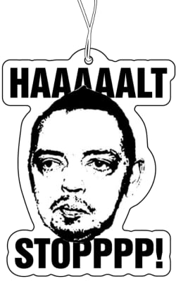 Andreas Halt Stop Frauentausch Duftbaum Auto Lustig, Duftspender, Tuning Car Air Freshener, Duftanhänger Set