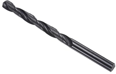 CoCud 6542 High Speed Steel Twist Drill Bits, 8.8mm Diameter 123mm Length, Black Oxide Straight Twist Jobber Drill Bit - (Applications: for Metal Woodwork Plastic Aluminum)