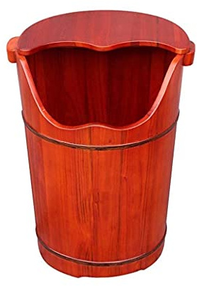 Vasca da bagno per piedi, vasca da bagno in legno, pediluvio, barile per pediluvio, barile per pedicure lisce e delicate ciotola per pedicure massaggio spa per ammollo piedi massaggiatore piedi