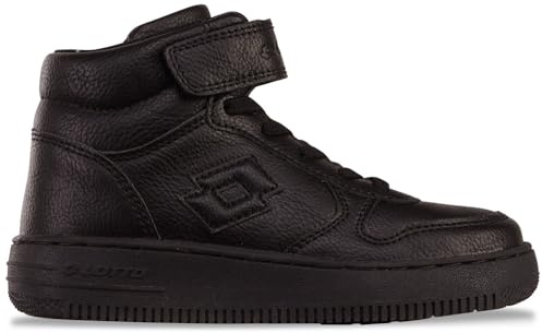 Lotto Baskets Paliot Mid Oc K Unisexes pour Enfant, Noir, 29 EU