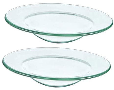 HAWILLOSCH 2stücke Ersatz-glasschale Transparent ø Für Öl Wachswärmer Hitzebeständige Aromalampe Für Duftwachs Und Ätherische Öle Schützend Und Vielseitig Einsetzbar