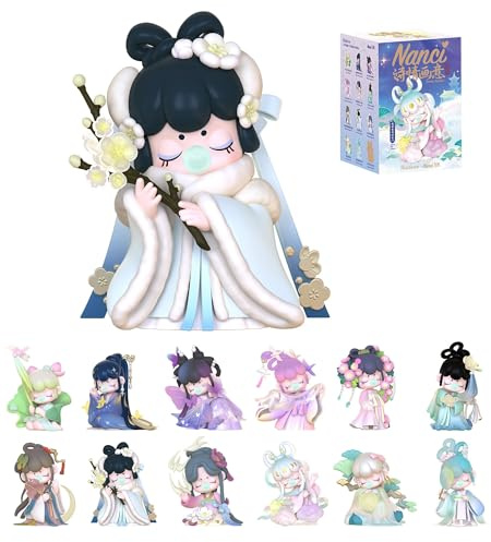 Rolife Figurines d'action Nanci Charme Poétique Boîte Surprise Jouet de Collection Art Créatif Cadeaux pour Adultes