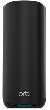 NETGEAR Orbi 870 Series | WiFi 7 Mesh Satellite | RBE870B | Compatible with Orbi Series RBE872 / RBE873 | Up to 21 Gbps | Covers 2,500 sq. ft. | Connects up to 150 devices | Tri-band BE21000