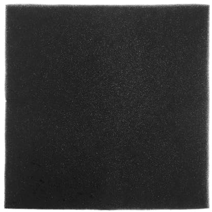 Éponge filtrante pour Aquarium 50 x 50 x 2 cm Feuille de Mousse Noire pour Nettoyage d'aquarium Filtre biochimique 15/30/40 PPI (PPI-40 - Fine)