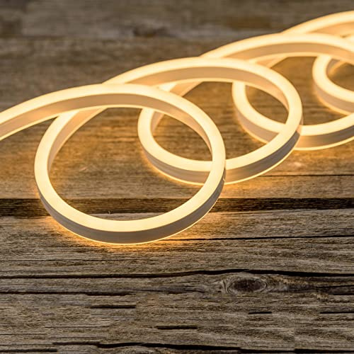 Magie di Natale Tubo luminoso a led effetto neon Bifacciale decorazione per interno ed esterno 50 mt
