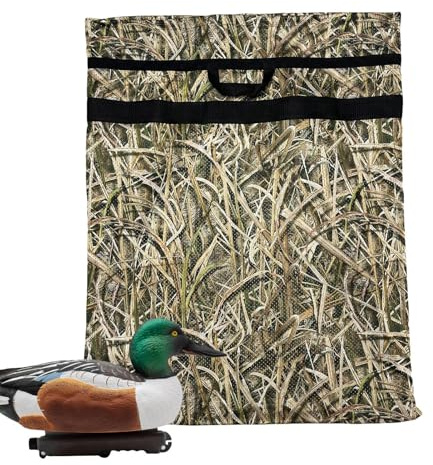 Tktouci Mochila De Caza De Patos | Transpirable con Camuflaje para Equipo de Aves Acuáticas - Mochila Duffel Para Pesca Y Senderismo,Para Camping, Senderismo, Mochilero, Escalada y Caminata