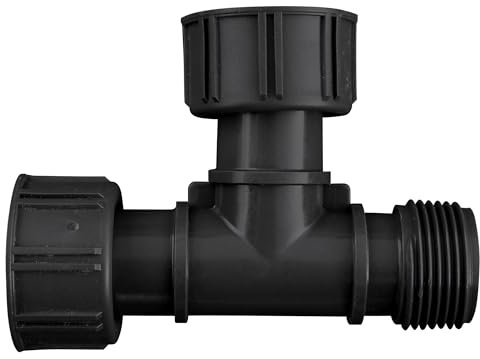 Jardibric - Té Collecteur MF 26x34-2 avec Écrous Tournants - Raccord Répartition Eau 1 Arrosage