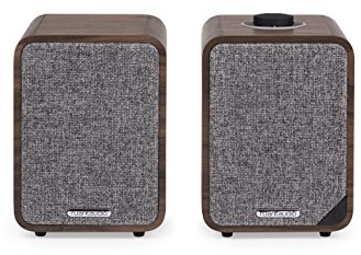 RUARK AUDIO MR1MK2-WALNUT MR1 MK2 Aktive Bluetooth-Lautsprecher in sattem Walnussfurnier
