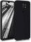 kwmobile Carcasa Compatible con Xiaomi Redmi 9 Funda - con Bordes elevados - Apto Carga inalámbrica - Negro Mate Mate