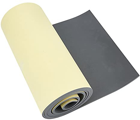 BENECREAT 200x30cm Rouleau de Mousse Auto Adhésive 1mm D'épaisseur Grise Feuilles de Mousse EVA avec Support Adhésif pour Fournitures D'artisanat D'art Cosplay Scrapbooking