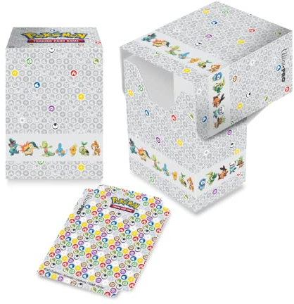 Ultra Pro Pokémon: First Partner Accessory Bundle - Includes: Storage Box for 700+ Sleeved Cards, Deck Box, 65ct Deck Protector Sleeves, Playmat (24x13.5)