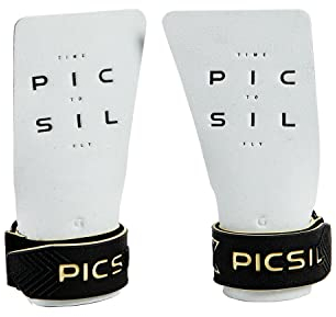 PICSIL Calleras Condor, Uso con Magnesio, Protección y Agarre para Cross Training, Calistenia y Gimnasio, para Todos los Atletas (White, G)