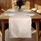 YUNSHANGHE Tischläufer Wasserdichter 40 x 180 cm, Beige Tischläufer Leinenoptik Abwaschbar, Modern Fleckenabweisend Tischläufer, Perfekt für Esszimmer Party Feiertag Dekoration