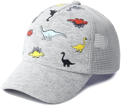 DRESHOW Niño Béisbol Gorra Bebé Sol Sombrero Lindo Dinosaurio Patterned Gorras Unisex Bebé Camionero Sombreros Infantil Niño Kid Sombreros para Niños Niñas