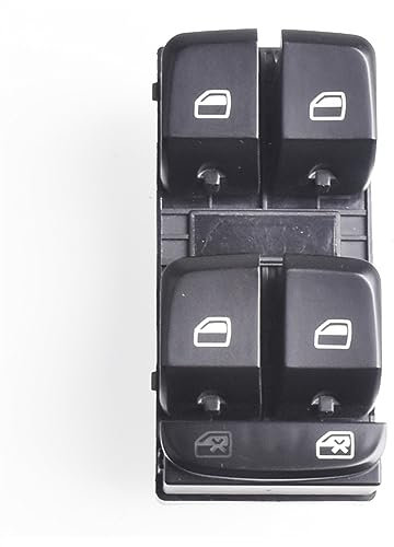 Schalterknopf Autofenster 8K0959851 Fenster Panel für Schalter für Master Electric Power für A4 B8 Q5 S4 S5 2009 2010 2011 2012 2013 2014