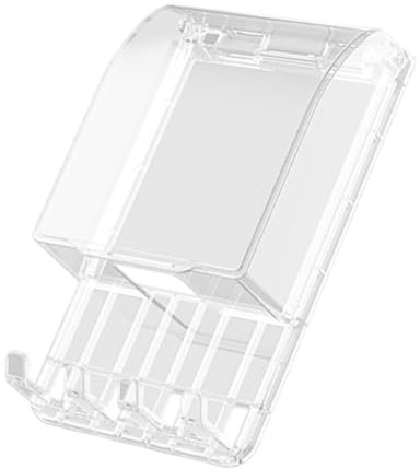 EPIGEIST Copertura Per Prese Elettriche Tipo Con Gancio Adesivo Per Bagno Protezione Per Muro Facile Installazione Senza Trapano Scudo Antispruzzo Per Casa e Ambienti Umidi