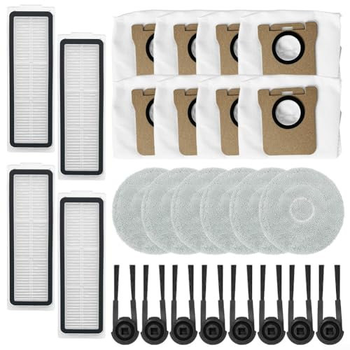 Kit de limpieza eficiente para Mijia M40S OV31CN 4 filtros, 6 trapos, 8 bolsas de polvo, 8 cepillos laterales