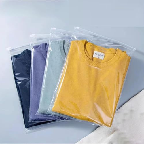 35 Pezzi 40x30cm Sacchetti Vestiti Viaggio con Zip e 10 Etichette