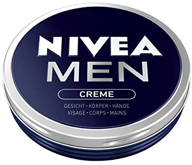 Nivea Men Creme im Hautcreme für Gesicht, Körper und Hände, pflegende Feuchtigkeitscreme mit frisch-maskulinem Duft, 75 ml