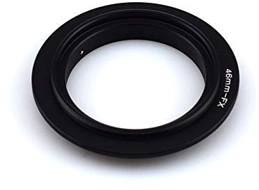 46mm-FX Macro Shoot Ring,46mm to FX Reverse Adapter Ring,Compatible with for Fuji film FX Camera X-A5 X-A20 X-A10 X-A3 X-A2 X-A1 X-T2 X-E3 X-E2S X-E2 X-E1 X-T100 X-M1 X-Pro1 X-Pro2,Macro Shoot.