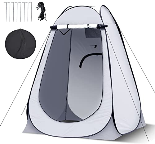 LEMROE Outdoor Pop Up Changing Tent with Good Ventilation Privacy Space for Camping Picnic Fishing Beach Outdoor Sun Shelter Shower Toilet (Grey, 150)
